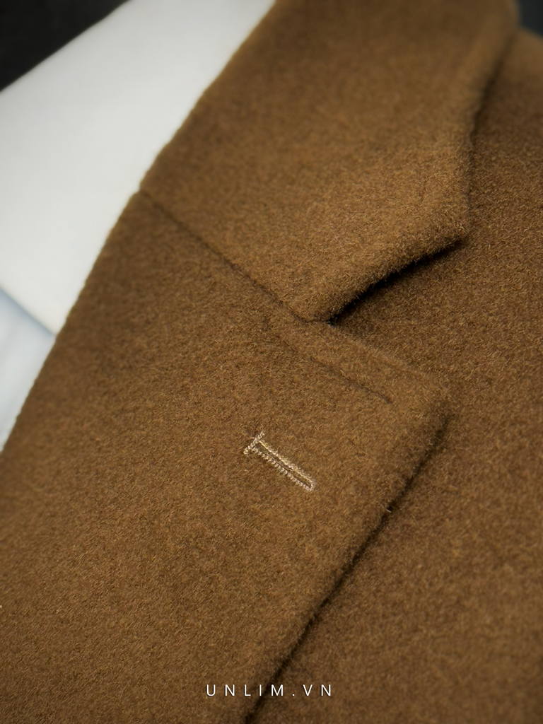 Blazer Nâu Cổ K Hai Cúc - detail images
