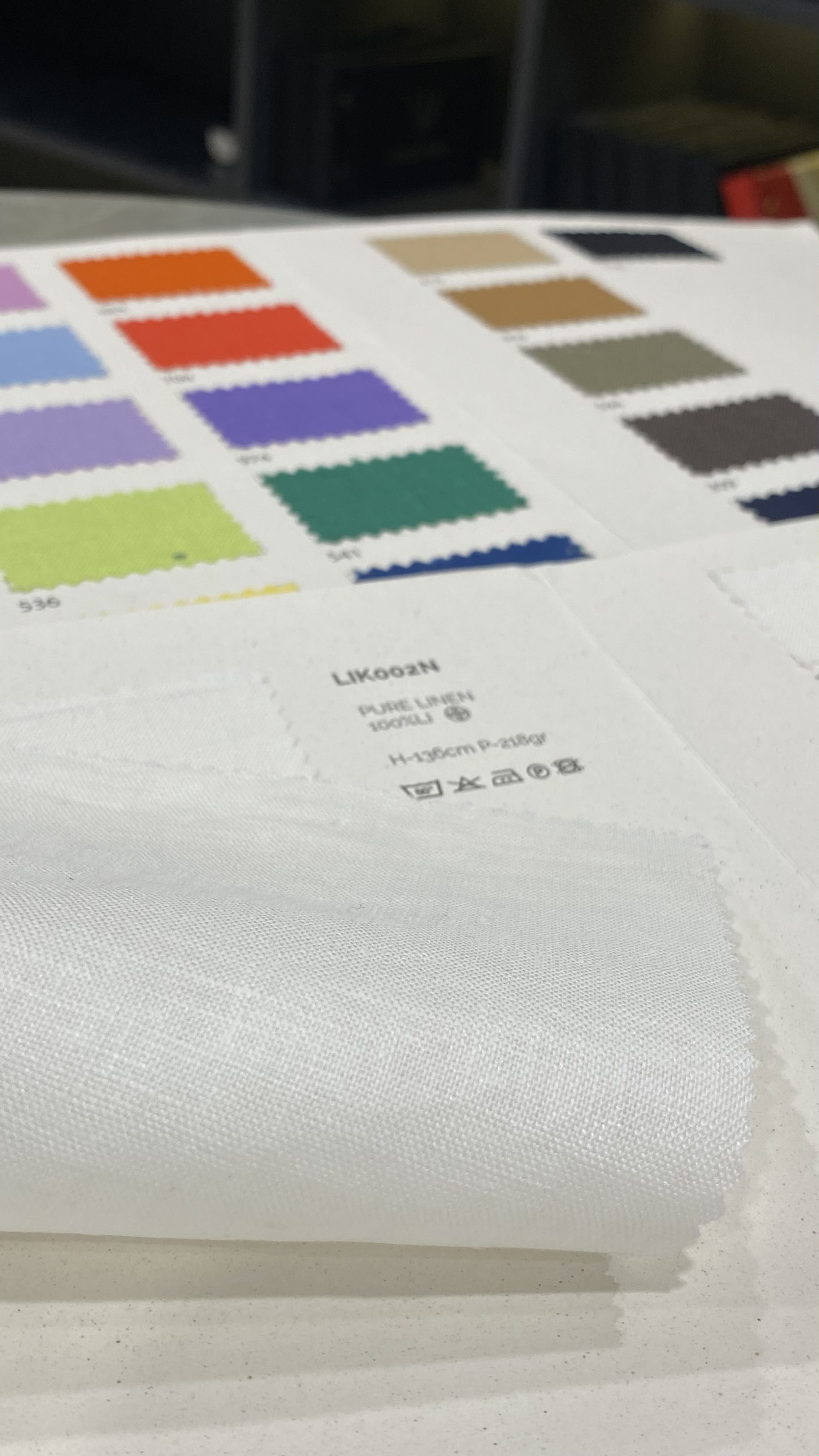 Premium Pure Natural Linen Italian Summer Breeze Collection - detail images