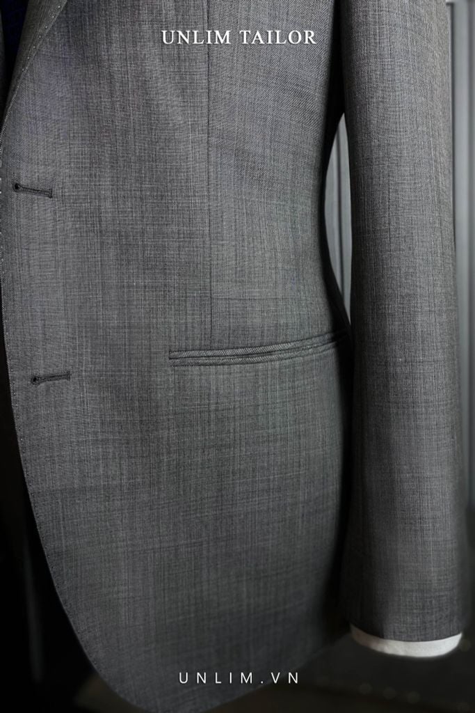 Suit Fullcanvas Thùa Cờ Pháp - detail images